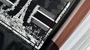 Medium Dior Book Tote Black and White Paris Embroidery 36x27.5x16.5cm - 2