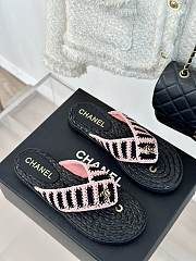 CC Thongs Crochet Black & Pink - 5