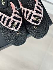 CC Thongs Crochet Black & Pink - 3