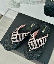 CC Thongs Crochet Black & Pink - 1