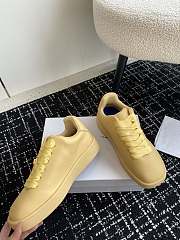 Burberry Leather Box Sneakers Yellow - 2