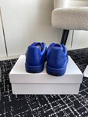 Burberry Leather Box Sneakers Blue - 2