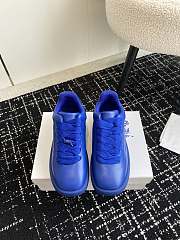 Burberry Leather Box Sneakers Blue - 5