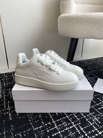 Burberry Leather Box Sneakers White