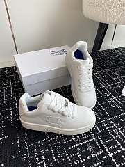 Burberry Leather Box Sneakers White - 3