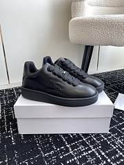 Burberry Leather Box Sneakers Black - 1