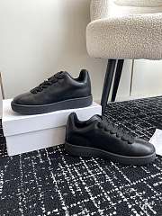 Burberry Leather Box Sneakers Black - 6