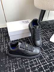 Burberry Leather Box Sneakers Black - 4