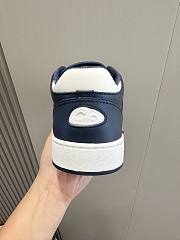 Dior B57 Low-Top Sneaker Navy Blue and White Smooth Calfskin  - 5