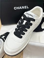 CC Sneaker Calf Leather White Black - 2