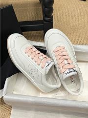 CC Sneaker Calf Leather White Pink - 5