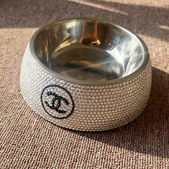 Chanel Pet Food Bowl 