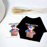 LV T-shirt Black/ White 21206 - 1