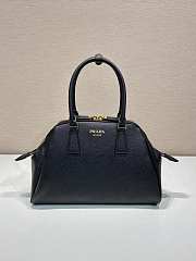 Prada Medium Saffiano Leather Bag Black 1BG537 32x21.5x10.5cm - 1