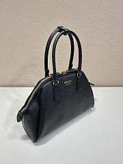 Prada Medium Saffiano Leather Bag Black 1BG537 32x21.5x10.5cm - 4