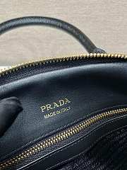 Prada Medium Saffiano Leather Bag Black 1BG537 32x21.5x10.5cm - 2