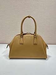 Prada Medium Saffiano Leather Bag Caramel 1BG537 32x21.5x10.5cm - 1