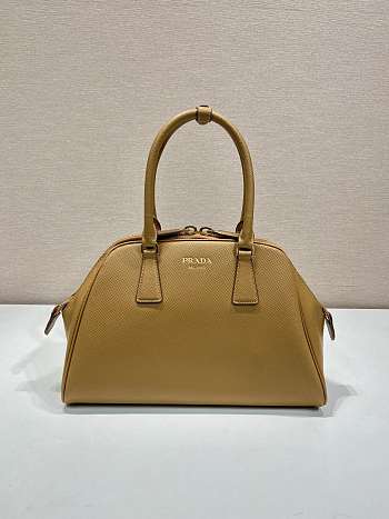 Prada Medium Saffiano Leather Bag Caramel 1BG537 32x21.5x10.5cm