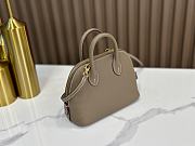 Hermes Bolide Mini Elephant Gray/ Gold 18.5x14.5x7.3cm - 2