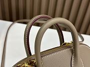 Hermes Bolide Mini Elephant Gray/ Gold 18.5x14.5x7.3cm - 4