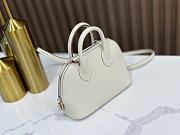 Hermes Bolide Mini Elephant Milk White/ Silver 18.5x14.5x7.3cm - 4