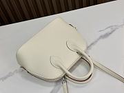 Hermes Bolide Mini Elephant Milk White/ Silver 18.5x14.5x7.3cm - 6