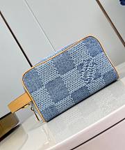 LV Locker Dopp Kit Damier Denim 3D N40753 23x13x12cm - 1