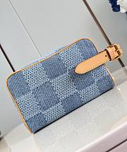 LV Locker Dopp Kit Damier Denim 3D N40753 23x13x12cm - 2