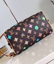 LV Locker Dopp Kit Chocolate Monogram Craggy Canvas M47069 23x13x12cm - 2