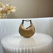 Fendigraphy Mini Natural Raffia 20x13x7.5cm - 1