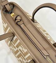 Fendi Roll Mini FF Beige Jacquard Mini Bag Beige 15.5x11x13cm - 5