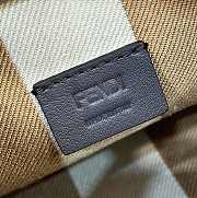 Fendi Roll Mini FF Beige Jacquard Mini Bag Beige 15.5x11x13cm - 4