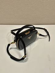 Prada Black Odette Patent Leather Mini Bag 17.5x10.5x4.5cm - 5