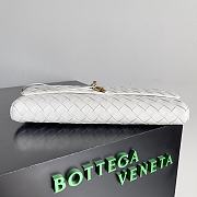 BV Long Clutch Andiamo With Handle Sea Salt 31x13x3cm - 3