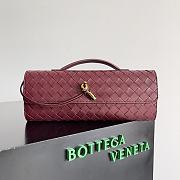 BV Long Clutch Andiamo With Handle Barolo 31x13x3cm - 1