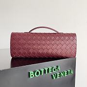 BV Long Clutch Andiamo With Handle Barolo 31x13x3cm - 5