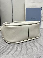 Prada Leather Handbag White 25x18x10.5cm - 2