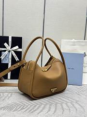 Prada Leather Handbag Caramel 25x18x10.5cm - 6