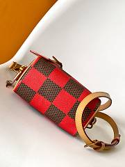 LV Speedy 18 Bandoulière Damier Pop Red N40611 18x12x10cm - 2