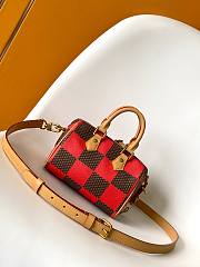 LV Speedy 18 Bandoulière Damier Pop Red N40611 18x12x10cm - 1