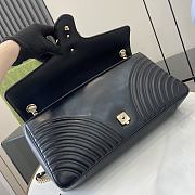 GG Marmont Large Shoulder Bag Black 40x21x8.5cm - 5