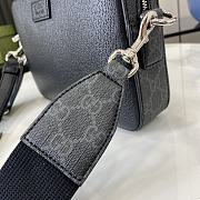 Gucci Small GG Crossbody Bag With Tag Black 24x16.5x4.5cm - 3