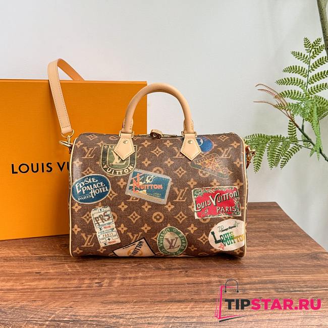 LV Speedy Bandoulière 30 M47087 30x21x17cm - 1