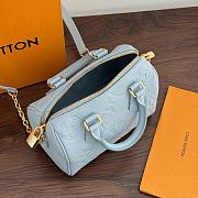 LV Speedy Bandoulière 20 Light Blue M46484 20.5x13.5x12cm - 2