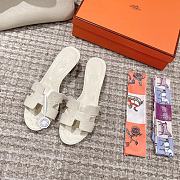 Hermes Oasis Sandal Ostrich Pink Pastel 4.5cm 21282 - 3