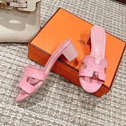 Hermes Oasis Sandal Ostrich Pink Full 4.5cm - 3