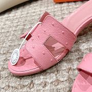 Hermes Oasis Sandal Ostrich Pink Full 4.5cm - 4