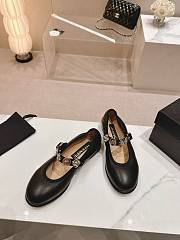 CC Mary Janes Lambskin Black 10mm  - 2