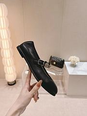 CC Mary Janes Lambskin Black 10mm  - 6