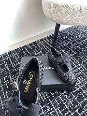 CC Mary Janes Satin Strass & Grosgrain Black - 4